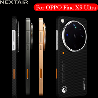 NEXTAIR Carbon Fibre Case For OPPO Find X9 Ultra Kevlar Wireless Charging Back Cover Case for OPPO FIND X9 ULTRA