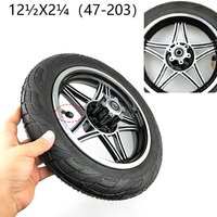 12.5 inch tire + alloy 62-203 12 1/2 X 2 1/4 wheels rims fits Many Gas Electric Scooters and e-Bike ,Folding electric bicycle