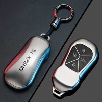 Fashion Soft TPU Car Key Case Cover Shell For Xpeng Xiaopeng p7 p7i p5 g3 g3i g9 g6 22-23 Holder Interior Keychain Accessories