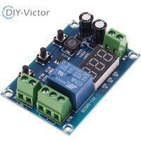 HCW-M63 Battery Charge Discharge Module DC 6-40V Integrated Voltmeter Undervoltage Overvoltage Protection Timing Discharge Board
