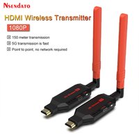 1080P 150m 100M Wireless HDMI Display TV Stick Extender 1 TX to 4 RX HDMI Wireless Video Transmitter Receiver for PS4 PC to TV