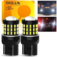 2Pcs T20 LED 7443 W21/5W LED Bulbs Canbus 7440 WY21W W21W LED Reverse Parking Lamps Daytime Running Light No Error White 12V
