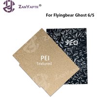 Dla Flyingbear Ghost 5 Ghost 6 Hotbed Double Sides PEI Build Plate Magnetic Base PEI Sheet Carbon Fiber 3D Printer Parts