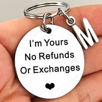 Funny Valentines Day Christmas Gift for Husband Wife Men Women Anniversary Wedding Birthday Gift Boyfriend Girlfriend Keychain