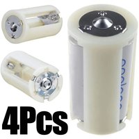 4/8Pcs AA To D Battery Box High Quality 3x AA To D Size Battery Adapter Converter Holder Switcher Case Box For Battery Storage