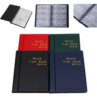 120 Pockets Collecting Money Organizer Coins Collection Album Book For Collector Coin Holder Albums Mini Penny Coin Storage Bag