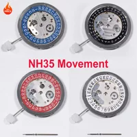 China nh35 Movement Watch Movement 3/6 o'clock Black/White Calendar Replacement Japan nh35 Mechanical Movement Watch Accessories