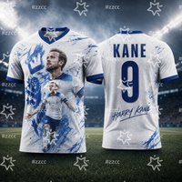 AliExpress NONE 2026 England Harry Kane Fan Commemorative Football Jersey Summer Sports Men's T-Shirt Kid's Clothing Tee Woman Cycling Jersey 