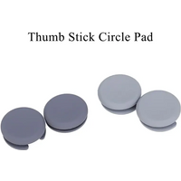 2Pcs Analog Joystick Thumb Stick for Nintendo New 3DS XL, 3DS LL, 2DS, 3DS, Circle Pad Mushroom Head Replacement Repair Parts