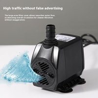 Ultra-Quiet Submersible Water Fountain Pump Filter Fish Pond Aquarium Water Pump Tank Fountain AC220V