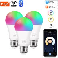 Tuya Wifi/Bluetooth Smart Bulb Alexa Led Lamp E27 RGB Smart Light Bulbs 110V 220V Smart Lamps For Google Assisatnt Smart Life