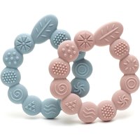 New arrival Baby leaf ring shape Teether Silicone Teether Baby Toy Teething Accessories