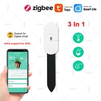 Tuya Zigbee Temperatur Feuchtigkeit Feuchtigkeit Detektor Smart Boden Tester Feuchtigkeit Sensor Telefon APP Echtzeit Monitor Für Home Garten