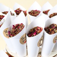 Cône de confettis en bois pour décoration rustique de mariage, support de bricolage, fournitures de fête