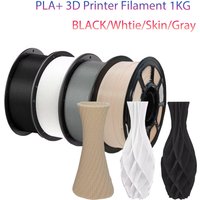 PLA+ 3D Printer Filament 1.75mm 1000g Per Spool Black/White/Gray/Skin 1KG Spool PLA Plus 3D Printing Materials for 3D Printer