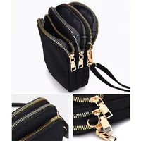 New Crossbody Zipper Mobile Phone Shoulder Bag Lady Female Multifunction Handbag Wrist Purse New Sports Wallet