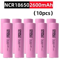 18650 Battery 3.7V 2600mAh Li-ion Rechargeable Battery is suitable for toys, flashlights, tool batteries, etc.