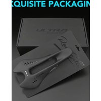 ULLICYC Carbon Fiber Road Cycling Saddle Ultralight 242*122mm Full Carbon Double-Track Hollow Breathable Bike Saddle