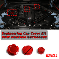 Engineering G8X M2 M3 M4 Cap Cover Kit Oil Cap Cover Coolant Cap Cover Heat Exchange Cap Cover