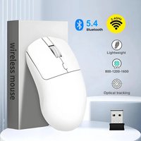 New 2.4G Wireless Mouse Bluetooth 5.4 Gaming Mouse Ergonomic Mice 800-1200-1600 DPI Mouse Rechargeable Office Mice for PC Laptop