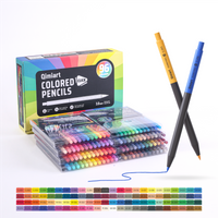 12-96 Colors Languo Painting 3.0mm Mechanical Pencil Set Press Soft Core Oil for Sketching Drawing Coloring Book School Supplies