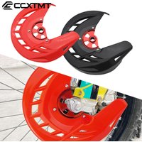 Dirtbike Red X-Brake Motocross Front Brake Disc Rotor Guard Cover Protector For Honda CR CRF 125R/250R/450R/250X/450X/450RX