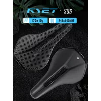 AliExpress RYET 3D Printed Ultralight Bike Saddle, 245x140mm Full Carbon Shell Rails Cushion for Road MTB Gravel Racing Bike Bicycle Parts