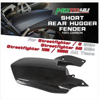 For Ducati Streetfighter 1098 / 1098S All Years 848 Carbon Fiber Motorcycle Short Rear Hugger Fender Mud Guard Guardabarros