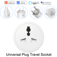 Smart Life WiFi Smart Socket - US/UK/EU/SA Standard Conversion to Universal Socket with Timed Switch and Remote Voice Control