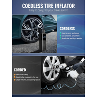 AliExpress NONE Portable Car Air Compressor 3X Faster 150PSI Cordless Tire Inflator Pump with Digital Gauge for Car Motorcycle Bike Air Pump