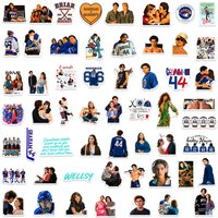 55 Latest Popular TV Shows Off Campus Graffiti Stickers for Mobile Cases, Tablets, Luggage Stickers Outside Campus