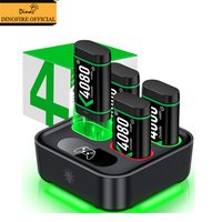 Dinofire For XBox Series S X Xbox One S X Controller Battery 4080 mWh Rechargeable Battery&Charging Station For Xbox One Gamepad