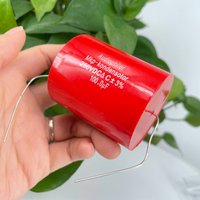 2PCS Test And Matched MKP Audio Capacitor 100uf 250V DC ±3% Audiophiler Fever Coupling Frequency Dividing Capacitance