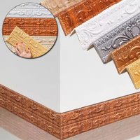 Ceiling Decoration Strip Wall Sticker Antifouling Self-Adhesive Top Corner Line Floor Stitching Ceiling Baseboard