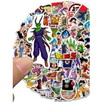 50/100pcs Dragon Ball Son Goku Stickers Anime Cartoon Decal Phone Suitcase Skateboard Water Bottle Waterproof Sticker Kids Toys