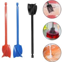 3pcs Epoxy Mixer Drill Attachment Epoxy Mixer Paint Stirring Rod Reusable Paint And Resin Mixer Paddle For Epoxy And Paint Mixes
