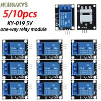 10/5pcs 5V 1 Channel Relay Module With Optocoupler KY-019 1 Way For Arduino