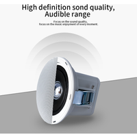 Bathroom 2Inch 8Ohm 5W Cut-hole 87mm Passive Ceiling Speaker waterproof in-ceiling Speaker Sound Quality Background Music System