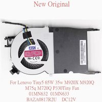 New Original Laptop Cooling Fan For Lenovo Tiny5 65W 35w M920X M920Q M75q M720Q P330Tiny Fan 01MN632 01MN633 BAZA0817R2U DC12V