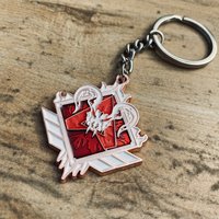 APEX Legends Keychain Hunting Double Hammer Skull Sea Keyring Fashion Accessories Gift