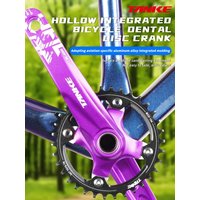 AliExpress TANKE Crankset 170MM Bicycle Chainring hollow integrated crankset 104 BCD Narrow Wide Bike MTB Crown Square Hole Sprocket crank