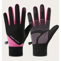 AliExpress NONE Women Winter Waterproof Cycling Full Finger Gloves Outdoor Sport Running Motorcycle Ski Touch Screen Fleece Gloves Non-slip Warm