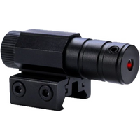 Adjustable Metal Red Laser Module Rail Mount Hobby Model Accessory Powered By Button Batteries