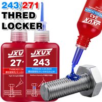 243/271 General-Strength Threadlocker, Industrial Glue, Removable, Anti-Loosening, Anti-Slip, Waterproof, Rust-Proof, Oil-Resistant, Sealing Threadlocker, Removablefor industrial machinery metal