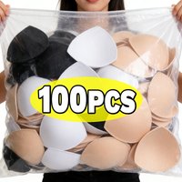 1-50PAIRS Bra Pads Inserts Removable Air Cotton Foam Sponge Breathable