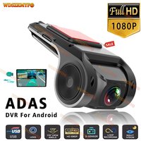 USB 1080P Car DVR For Android Media Navigator Dash cam Camera Driving Recorder Comes with ADAS Driving Assistance Function