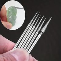 6pc 2,35mm High Speed Präzision Schleifen Grat Nadeln Drehbare Metall/Stein/Schmuck Gravur Werkzeuge Langlebig Carving set