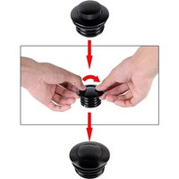 G5AD Push To Open Gas Tanks Cover Precisions Engineered Door for Enhances Motorcycle Aesthetics Fits XL883 1200 Series