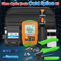AUA-7S FTTH Fiber Optic Tool Kit Mini AUA-D5/D7 Fiber Optical Power Meter and 10mW Visual Fault Locator