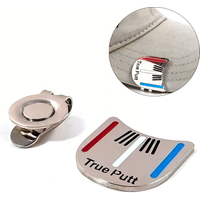 Golf Ball Marker Cap Clip Putting Alignment Aiming Tool Practical Hat Accessory for Enhanced Golf Performance Gift